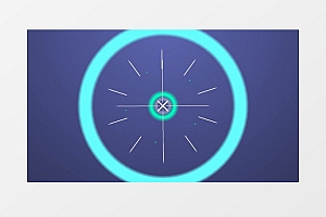 图形MG动画演绎网站LOGO片头AE视频模板